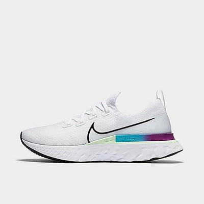 Shop Nike Men's React Infinity Run Flyknit Running Shoes In White