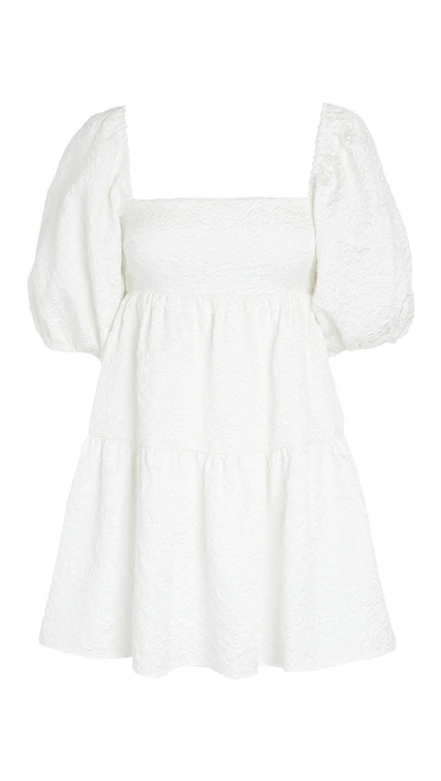 Shop Amanda Uprichard Maisie Dress In White Daisy