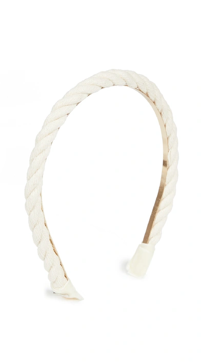 Shop Lelet Ny Nautical Headband In Cream
