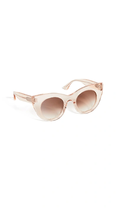 Shop Thierry Lasry Bluemoony 122 Sunglasses In Peach