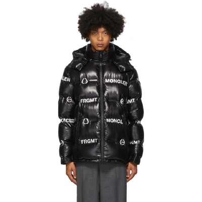 Shop Moncler Genius 7 Moncler Fragment Hiroshi Fujiwara Black Down Mayconne Jacket In 999 Black