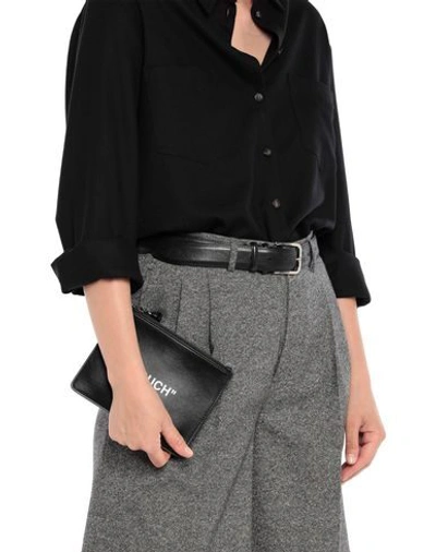 Shop Off-white Woman Handbag Black Size - Soft Leather, Polyamide, Polyester