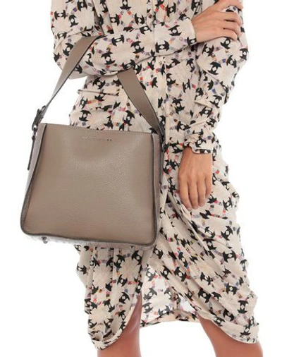 Shop Marc Ellis Cross-body Bags In Dove Grey