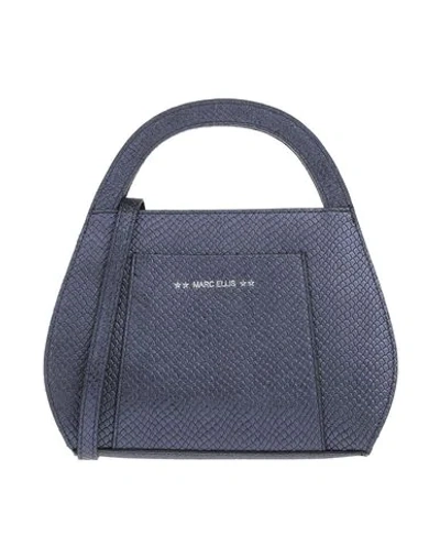 Shop Marc Ellis Cross-body Bags In Dark Blue
