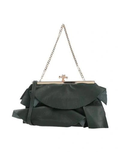 Shop Marc Ellis Handbags In Dark Green