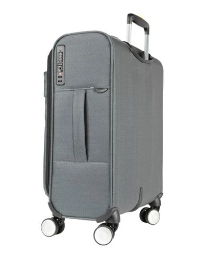 Shop Mandarina Duck Luggage In Silver