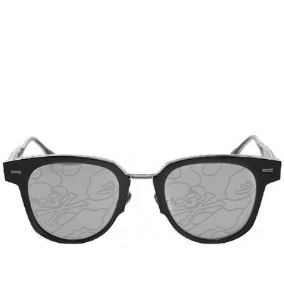 Shop A Bathing Ape Eyewear X Mastermind World Bmj002 V2.0 Sunglasses In Black