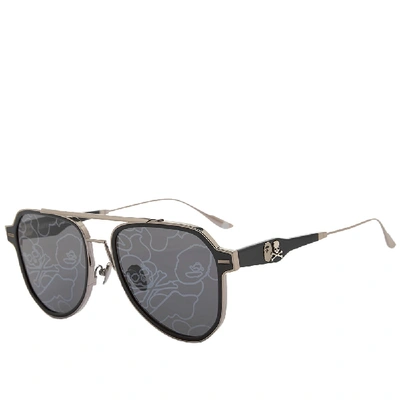 Shop A Bathing Ape Eyewear X Mastermind World Bmj005 V2.0 Sunglasses In Black