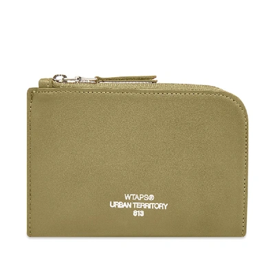 Shop Wtaps Synthetic Leather Case In Green