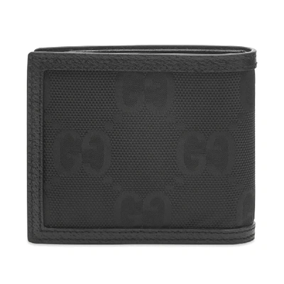 Shop Gucci Gg Eco Nylon Billfold Wallet In Black