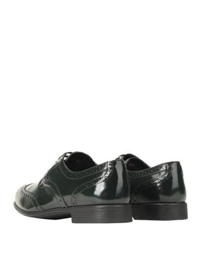 Shop Dolce & Gabbana Laced Shoes In Dark Green