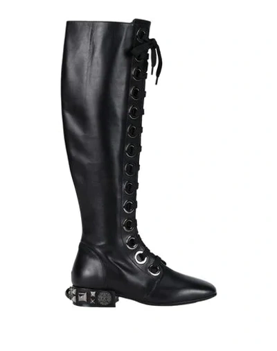 Shop Dolce & Gabbana Knee Boots In Black
