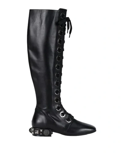Dolce & Gabbana Knee Boots In Black