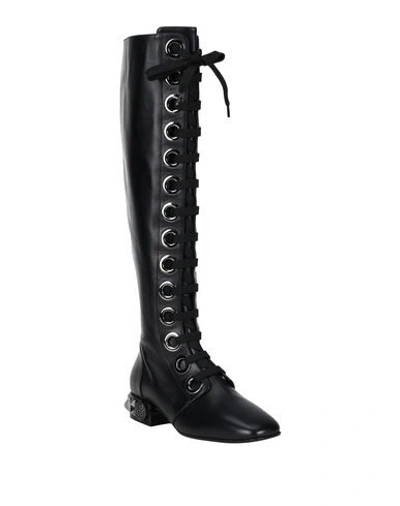 Dolce & Gabbana Knee Boots In Black