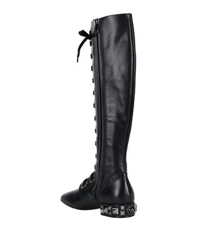 Dolce & Gabbana Knee Boots In Black