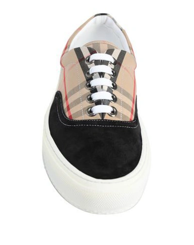 Shop Burberry Sneakers In Black