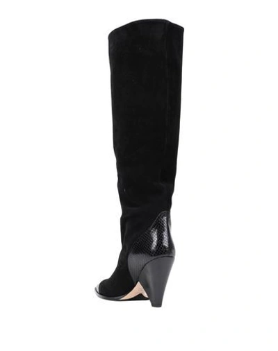 Shop Anna F. Boots In Black