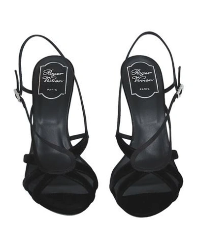 Roger Vivier Sandals In Black