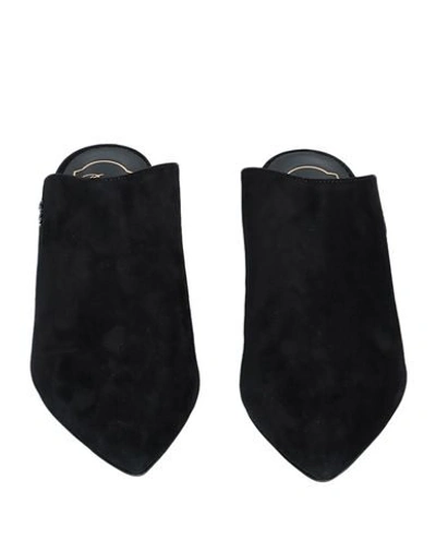 Roger Vivier Woman Mules & Clogs Black Size 8 Soft Leather In Black