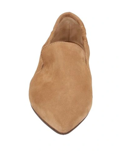 Shop Pomme D'or Loafers In Camel