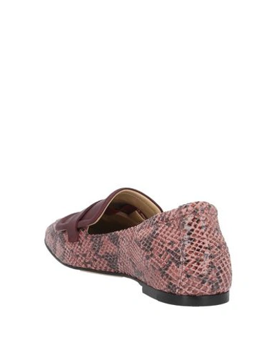 Shop Pomme D'or Loafers In Pastel Pink