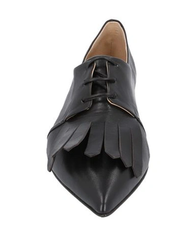 Shop Pomme D'or Lace-up Shoes In Black