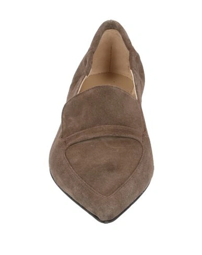 Shop Pomme D'or Loafers In Khaki
