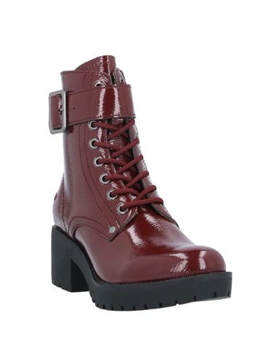 Shop Docksteps Ankle Boots In Maroon