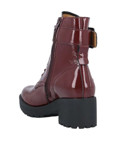 Shop Docksteps Ankle Boots In Maroon