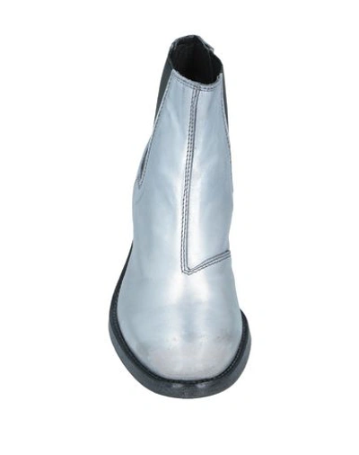 Moma Ankle Boot In Silver