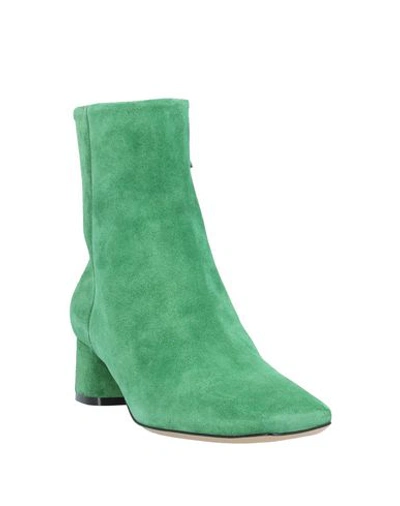 Shop Lerre Ankle Boots In Light Green