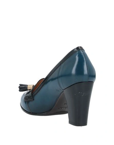 Shop Deimille Loafers In Dark Blue