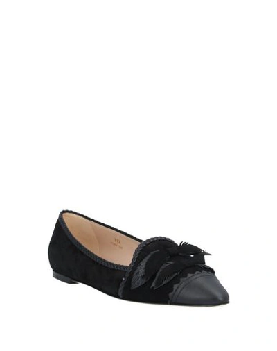 Tod's Ballet Flats In Black