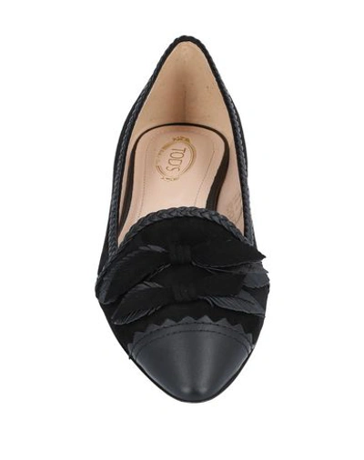 Tod's Ballet Flats In Black