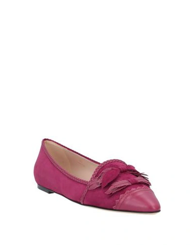 TOD'S TOD'S WOMAN LOAFERS GARNET SIZE 8 LEATHER 11916340VU 4
