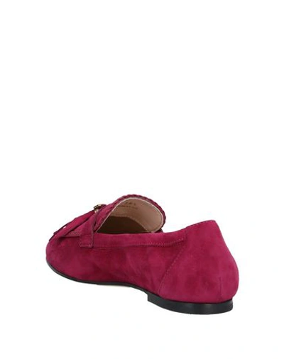 Tod's Loafers In Red