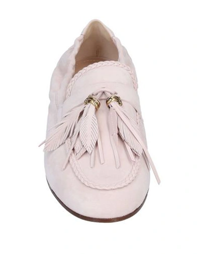 Tod's Loafers In Pink