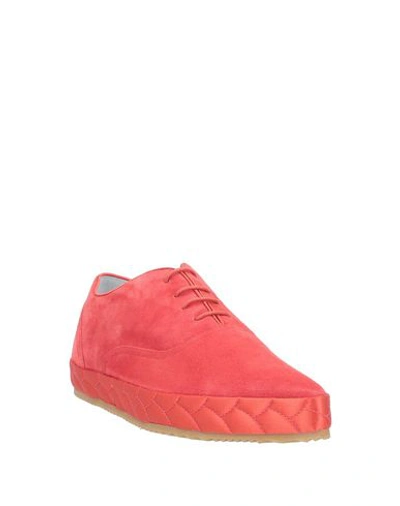 Philippe Model Lace-up Shoes In Red
