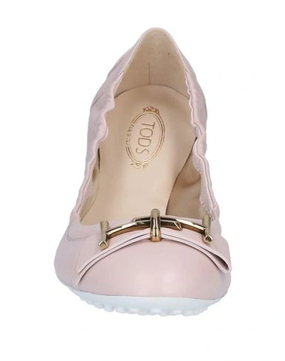 Tod's Ballet Flats In Pink