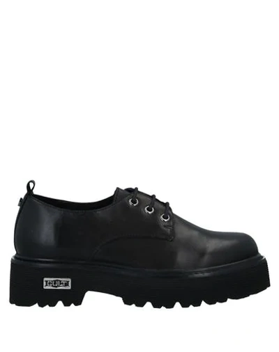 Shop Cult Woman Lace-up Shoes Black Size 8 Soft Leather