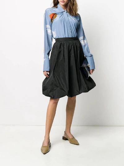 Shop Patou Generous Skirt In Black