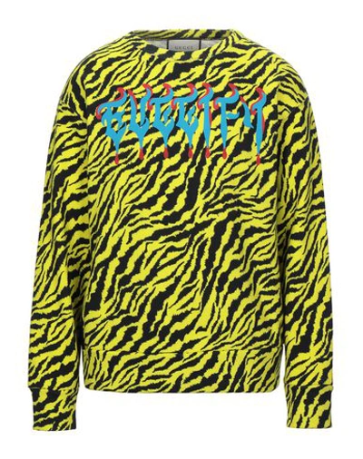Shop Gucci Sweatshirt In Yellow