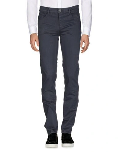 Shop Trussardi Jeans Casual Pants In Dark Blue