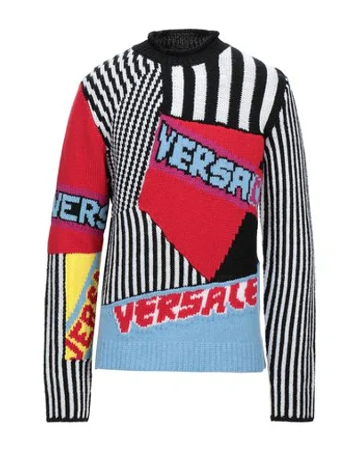 Shop Versace Sweaters In Black