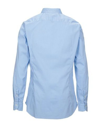 Shop Addiction Checked Shirt In Sky Blue