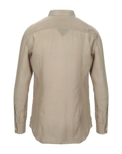 Shop Luchino Camicie Patterned Shirt In Beige