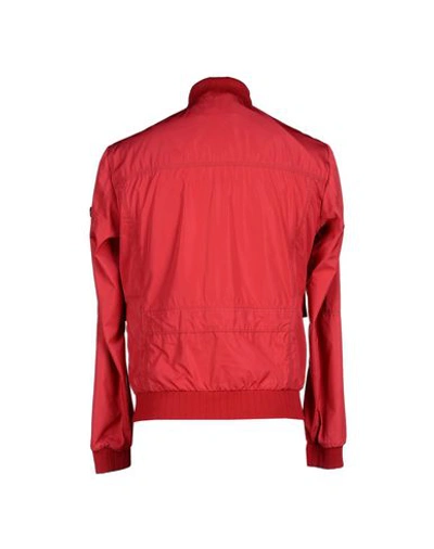 Shop Peuterey Man Jacket Red Size 38 Polyester