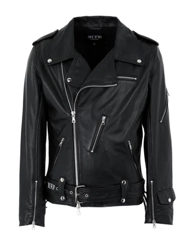 Shop Muf10 Biker Jacket In Black