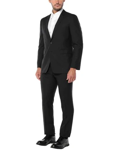 Shop Burberry Suits In Black