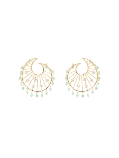 24K GOLD-PLATED ALLEGORY OF SPRING SHELL EARRINGS